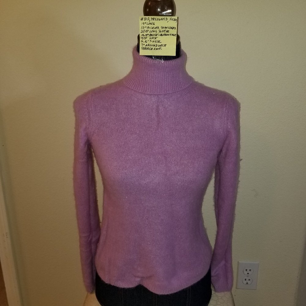 ✅Pink PS Bloomingdales Turtleneck Cashmere Knit #812, B17